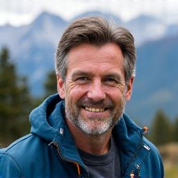 Photo of Kaelen Storm, Adventure Coordinator, looking adventurous