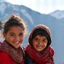 Children in a Himalayan village